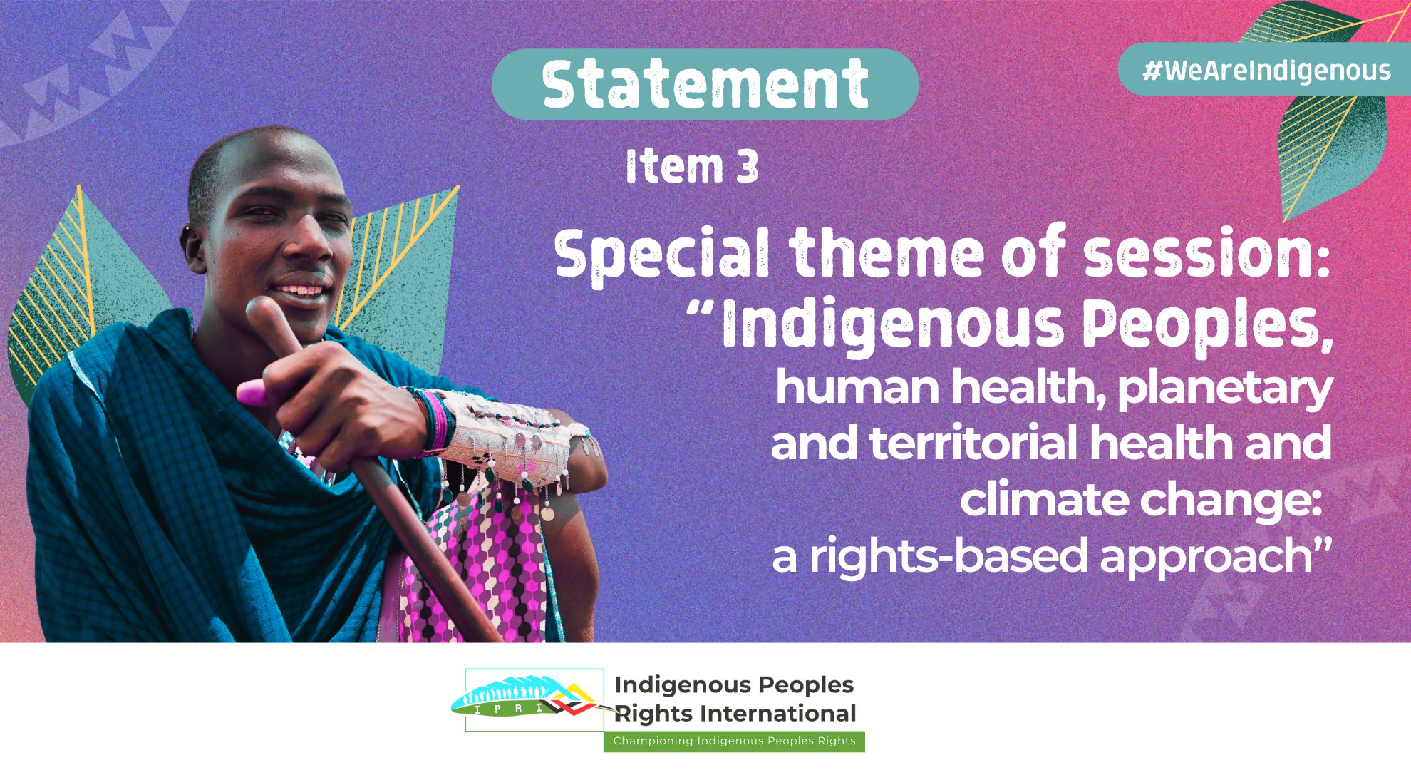 Unpfii 22nd Session Item3 Special Theme Of Session “indigenous Peoples Human Health